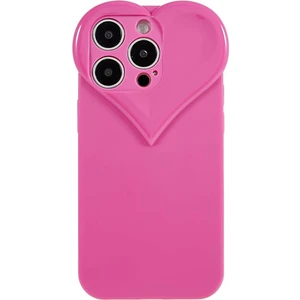 Xstep Case Xstepcase iPhone 14 Pro Heart Şekilli Kamera Koruma Telefon Kasası Esnek Tpu Anti-Çizik Cep Telefonu Kapak Kabuğu (Yurt Dışından)