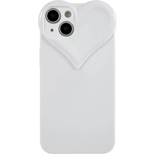 Xstep Case Xstepcase iPhone 14 Plus Için Kalp Şeklinde Kamera Koruma Telefon Kapağı, Fingerprint Anti Tpu Anti-Dust Cep Telefon Kılıfı (Yurt Dışından)