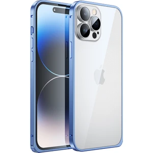 Xstep Case Xstepcase iPhone 14 Pro Luban Lock Telefon Koruyucu Kapak Pc + Metal Anti-Drop Anti-Çizelge Kılıfı Temperli Cam Lens Film (Yurt Dışından)