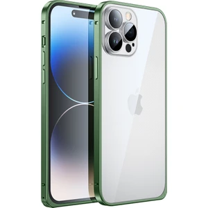 Xstep Case Xstepcase iPhone 14 Pro Luban Lock Telefon Koruyucu Kapak Pc + Metal Anti-Drop Anti-Çizelge Kılıfı Temperli Cam Lens Film (Yurt Dışından)