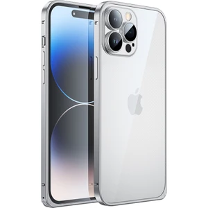 Xstep Case Xstepcase iPhone 14 Pro Luban Lock Telefon Koruyucu Kapak Pc + Metal Anti-Drop Anti-Çizelge Kılıfı Temperli Cam Lens Film (Yurt Dışından)