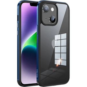 Xstep Case Xstepcase Sulada Minrui Serisi iPhone 14 Şok Geçirmez Elektrokaplatma Metal Çerçeve Yüksek Şeffaflık Tpu+Temperli Cam Arka Koruyucu Telefon Kabuğu (Yurt Dışından)