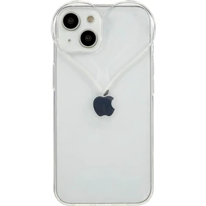 Xstep Case Xstepcase iPhone 14 Için Fingerprint Anti-Farrint Tpu Yumuşak Cep Telefon Kılıfı Kalp Şeklinde Kamera Koruma Telefon Kapağı (Yurt Dışından)