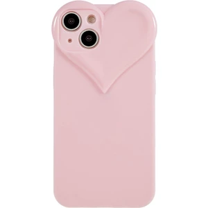 Xstep Case Xstepcase iPhone 14 Için Fingerprint Anti-Farrint Tpu Yumuşak Cep Telefon Kılıfı Kalp Şeklinde Kamera Koruma Telefon Kapağı (Yurt Dışından)