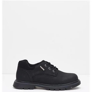 015M101317 Prez-X Wp Siyah Nubuk Erkek Hakiki Deri Su Geçirme