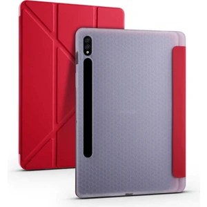 Nezih Case Samsung Galaxy Tab S7 Fe-S8 PLUS-X800-T737 Standlı Kalem Bölmeli Akıllı Trifolding Kılıf