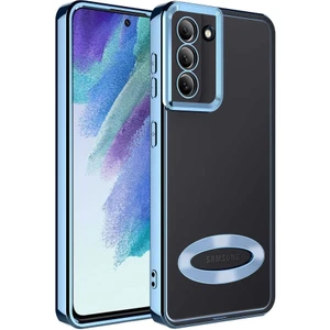 Samsung Galaxy S21 Fe Kılıf Omega Kamera Korumalı Logo Gösteren Silikon