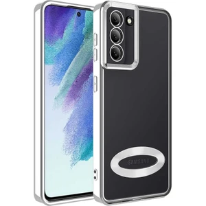 Samsung Galaxy S21 Fe Kılıf Omega Kamera Korumalı Logo Gösteren Silikon