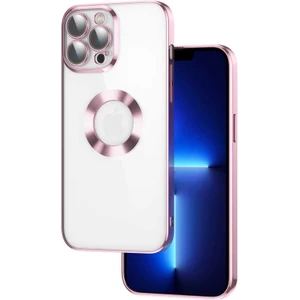 Apple iPhone 12 Pro Max Kılıf Omega Kamera Korumalı Logo Gösteren Silikon