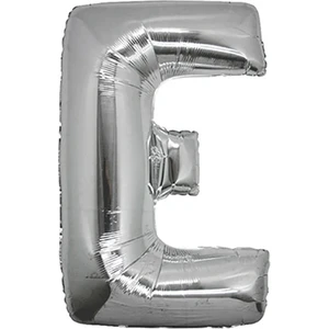 Çıtı Pıtı Store E Harf Gümüş Folyo Balon