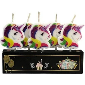 Çıtı Pıtı Store 5'li Unicorn Pasta Mum