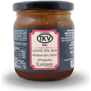 Çörek Otu Balı+Polen+Arı Sütü+Propolis (210 Gr)