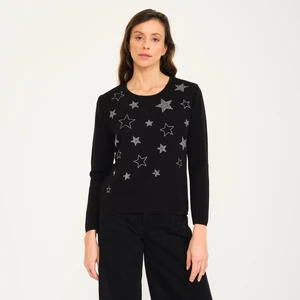 Kristal Taş Basılı Kazak