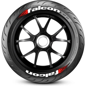 Ps Stickers Falcon Motorsiklet Lastik Yazısı Sticker 8 Adet
