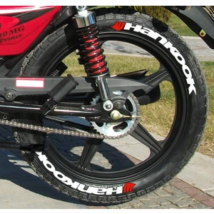 Ps Stickers Hankook Motorsiklet Lastik Yazısı Sticker 8 Adet