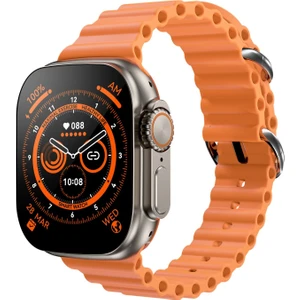 Watch Ultra Gs8+ Akıllı Saat, 2.05 Inc Hd Ekran, Siri-Bluetooth Hd Ses, Ios-Android Uyumlu