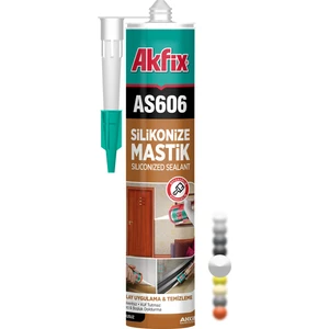 AS606 Silikonize Akrilik Mastik 500GR Beyaz