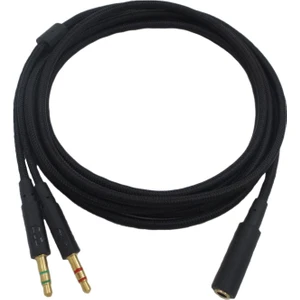 3,5 mm. Evrensel 2'si 1 Arada Oyun Kulaklığı Ses - Hyperx Cloud Iı/alpha-/cloud Flight/core Kulaklık İçin Uzatma Kablosu (Yurt Dışından)