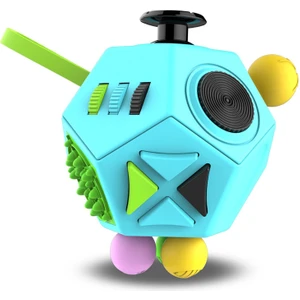 Dehb Okb Otizm Çocuklar Yetişkinler Için 12 Yan Fidget Küp Dodecagon Fidget Oyuncak Dekompresyon (Yurt Dışından)