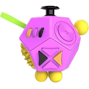 Dehb Okb Otizm Çocuklar Yetişkinler Için 12 Yan Fidget Küp Dodecagon Fidget Oyuncak Dekompresyon (Yurt Dışından)