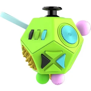 Dehb Okb Otizm Çocuklar Yetişkinler Için 12 Yan Fidget Küp Dodecagon Fidget Oyuncak Dekompresyon (Yurt Dışından)