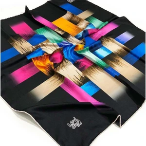 Yeni Sezon Trend Polyester Twill (Tivil) Eşarp Modeli Mizel Eşarp LTD180-01