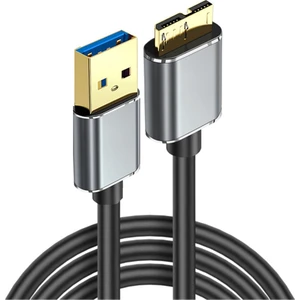 Sabit Disk Harici Kablosu USB Micro-B HDD Kablosu Micro-B Veri Kablosu Sabit Disk Micro-B İçin SSD Sata Kablosu Usb3.0, 1m (Yurt Dışından)