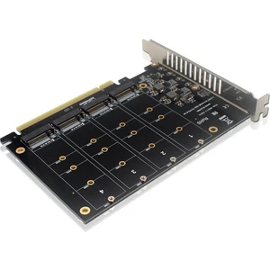 Bağlantı Noktalı Nvme - Pcıe Adaptör Kartı M.2 Nvme - Pcıe X16 Adaptörü 4X32GBPS M Anahtar Sabit Disk Dönüştürücü Okuyucu Genişletme Kartı (Yurt Dışından)