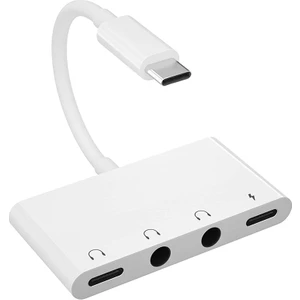 Usb-C - 3.5 mm. Kulaklık Jak Adaptörü, Samsung Galaxy IPad Pro MacBook Pixel ve Daha Fazlası İçin Ses Donanım Kilidi Kablo Kordonu (Yurt Dışından)