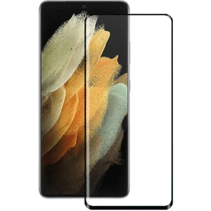 Case 4U S23 Plus Tam Kaplayan Tamperli Cam Ekran Koruyucu Curved Kırılmaz Kenar Full Glue Kind Dias Siyah