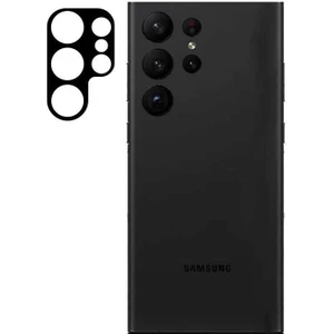 Case 4U Samsung Galaxy S23 Ultra 3D Kamera Camı Siyah