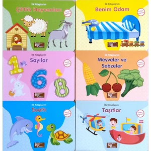 Kids Babies Ilk Kitaplarım Bebeğimin Ilk Kitapları Türkçe-Ingilizce 6 Lıkitap