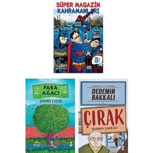 Süper Magazin Kahramanları - Para Ağacı - Dedemin Bakkalı Çırak (3 Kitap Set)