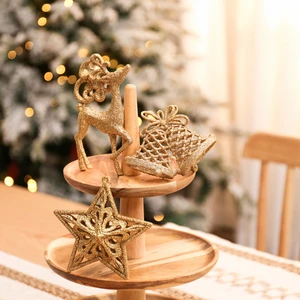 Karaca Home New Year Yeni Yıl  Glitter 3 Parça Ağaç Süsü Seti
