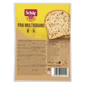 Pan Multigrano Glutensiz Ekmek 250G  x 5'li