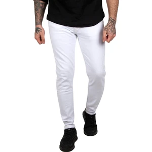 DeepSEA Beyaz Likralı Jeans Skinny Fit Esnek Kot Pantolon 2004157
