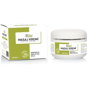 Allbio Okaliptüs ve Biberiye Özlü Masaj Kremi 100 ml