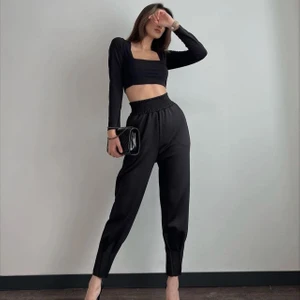 Suya U&S Wear Siyah Scuba Eşofman Altı