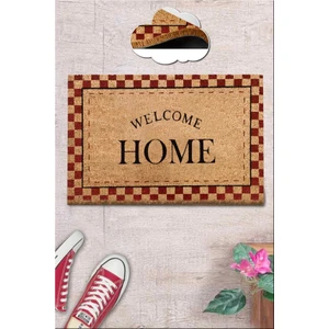 Chilai Home 40X60 Glamour Red Doğal Koko Dış Kapı Önü Paspası