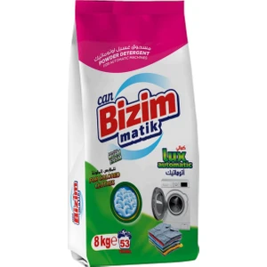 Can Bizim Matik Toz Deterjan Renkliler ve Beyazlar İçin Derinlemesine Temizlik 8 kg