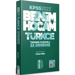 Benim Hocam Yayınları KPSS 2023 Türkçe Tamamı Çözümlü 22 Deneme