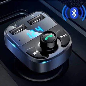 All Avcill   Araç Fm Transmitter 5.0 Bluetooth Araç Kiti USB Mp3 Sd Kart Çakmaklık Girişli Oto Müzik Çalar