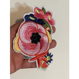 Gönülden Tasarım 13X8 cm Nakış Işleme Çiçek Aplike Arma Yama Aksesuar