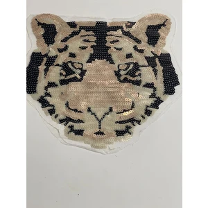 Gönülden Tasarım 24X25 cm Pul Payetli Kaplan Apolet Aplike Yama Arma