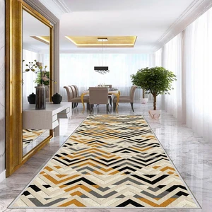 Dekoratif Özel Tasarım Kaydırmaz Taban Ince Yıkanabilir Yolluk