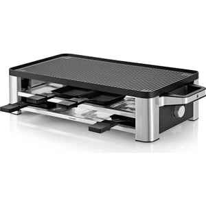 Wmf Lono Raclette Izgara, Raclette 8 Kişilik, 1500 W, Mat Paslanmaz Çelik