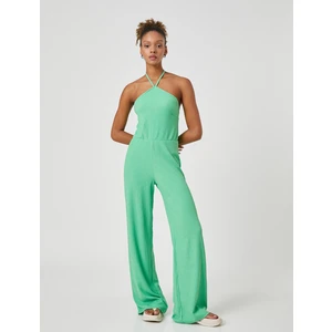 Halter Yaka Tulum Bol Paça