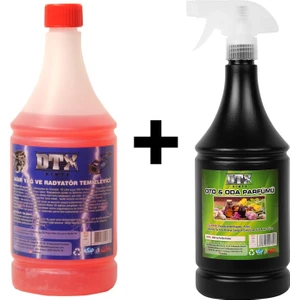 Dtx Kimya Ağır Yağ Sökücü Konsantre  (1/5)  1 Lt & Oto ve Oda Parfümü 500 ml