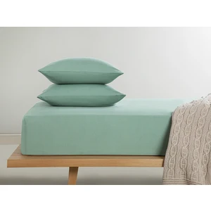 English Home Novella Premium Soft Cotton Çift Kişilik Lastikli Çarşaf Takımı 160 x 200 cm Seledon