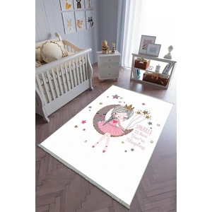 10 Post Online Çocuk Odası Halısı Gri Pembe Beyaz Yolluk Kaymaz Yuvarlak Oval Kesme Ince Yıkanabilir Halı